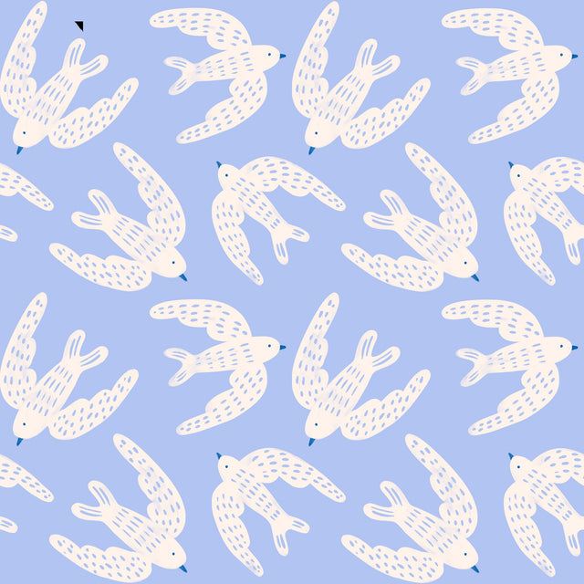 White Doves — Sky Blue