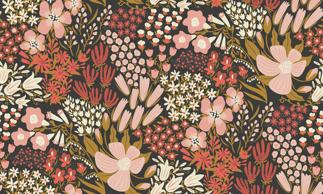 black red pink